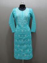 Chikankari Cotton Kurti