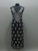 Unstiched Chikankari Three Piece Suit Set Booti Jaal Work