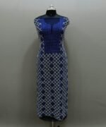 Unstiched Chikankari Three Piece Suit Set Front Jaal Work